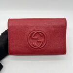 Gucci soho Wallet On Chain Red GHW
