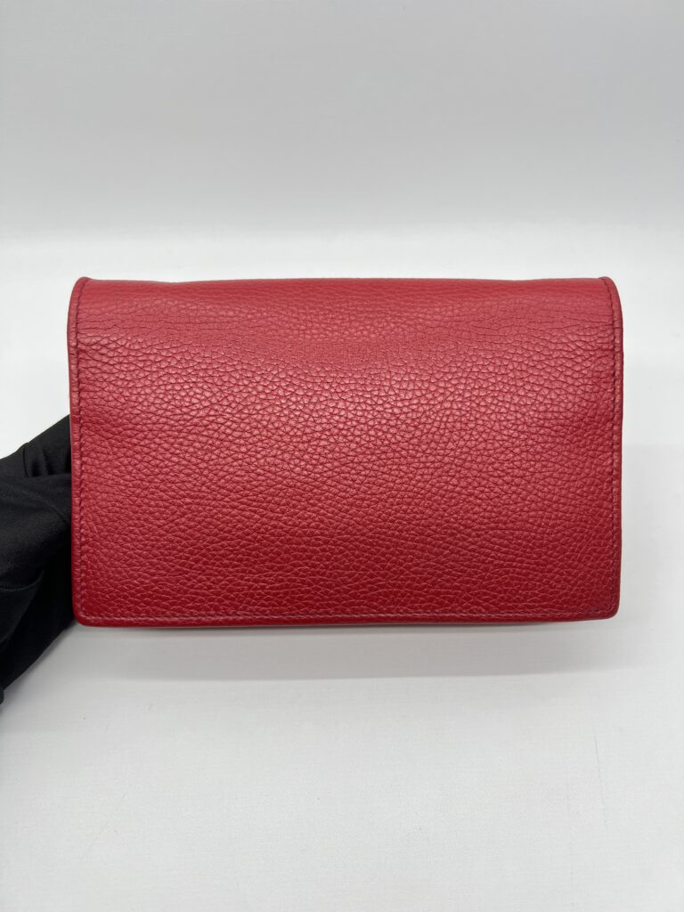 Gucci soho Wallet On Chain Red GHW