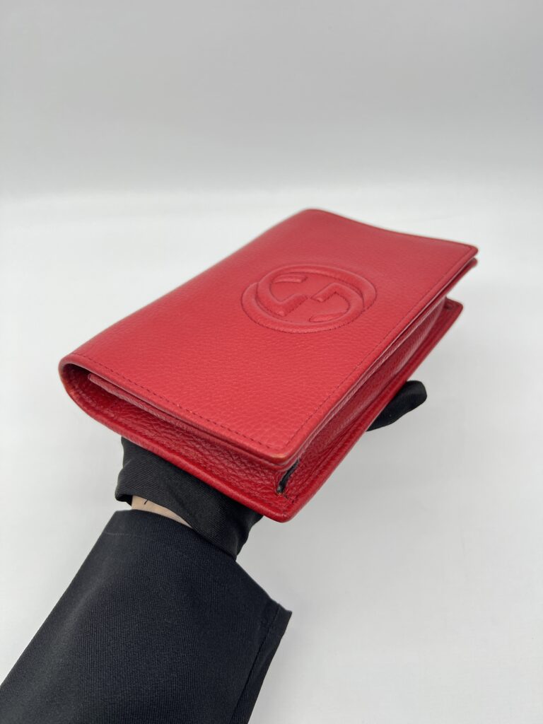 Gucci soho Wallet On Chain Red GHW