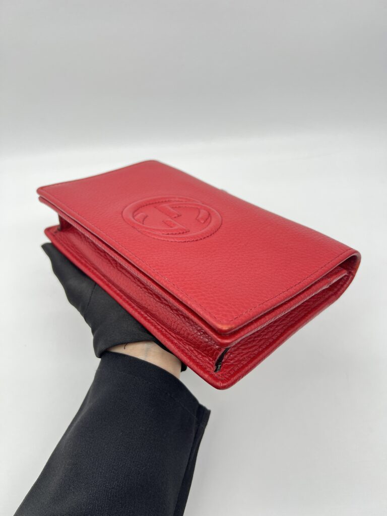 Gucci soho Wallet On Chain Red GHW