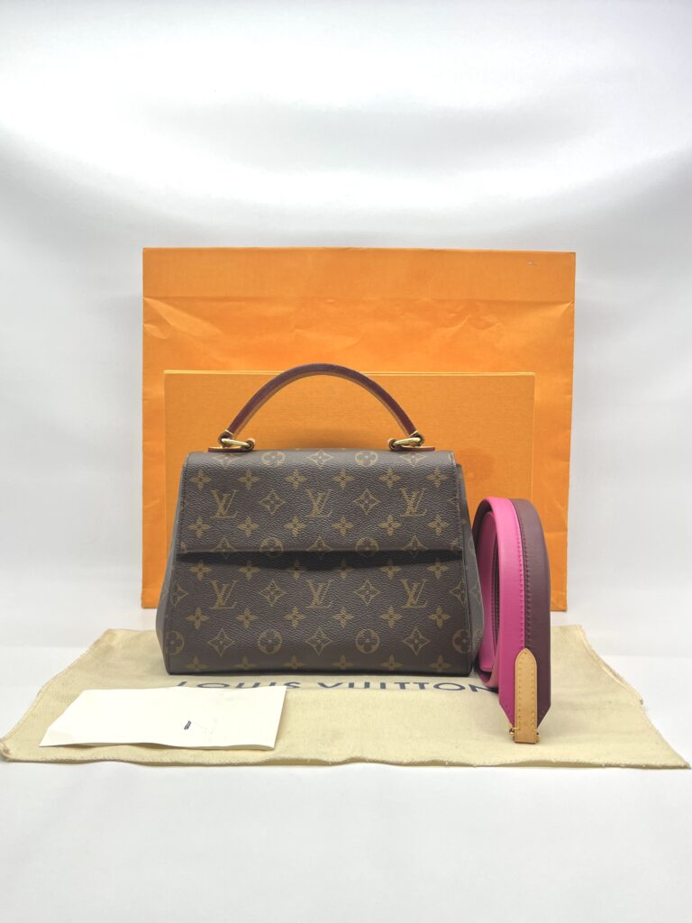 Louis Vuitton Cluny BB Monogram Bordeaux Fuchsia GHW