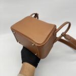 Hermes Mini Lindy Clemence Gold GHW