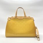 Louis Vuitton Brea MM Vernis Yellow GHW