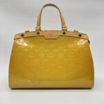 Louis Vuitton Brea MM Vernis Yellow GHW