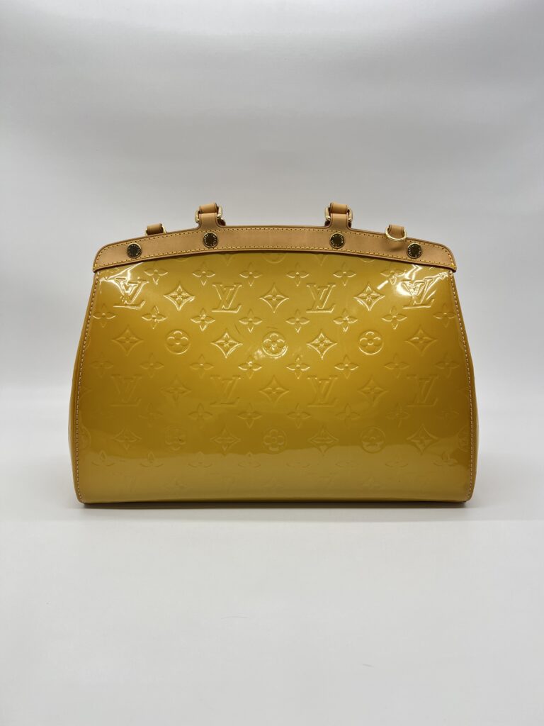 Louis Vuitton Brea MM Vernis Yellow GHW