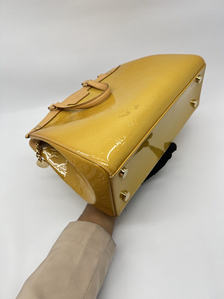 Louis Vuitton Brea MM Vernis Yellow GHW