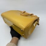 Louis Vuitton Brea MM Vernis Yellow GHW