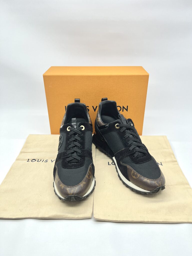 Louis Vuitton Runaway Sneaker Monogram Mesh Suede Noir