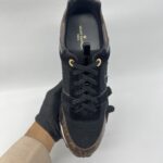 Louis Vuitton Runaway Sneaker Monogram Mesh Suede Noir
