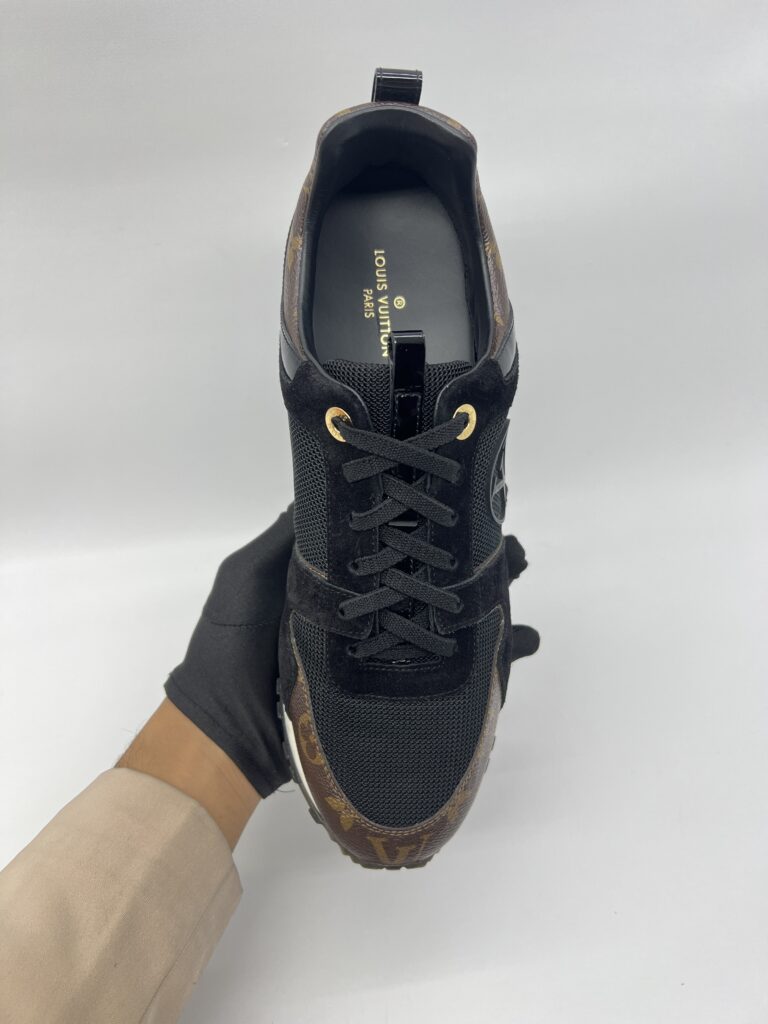 Louis Vuitton Runaway Sneaker Monogram Mesh Suede Noir