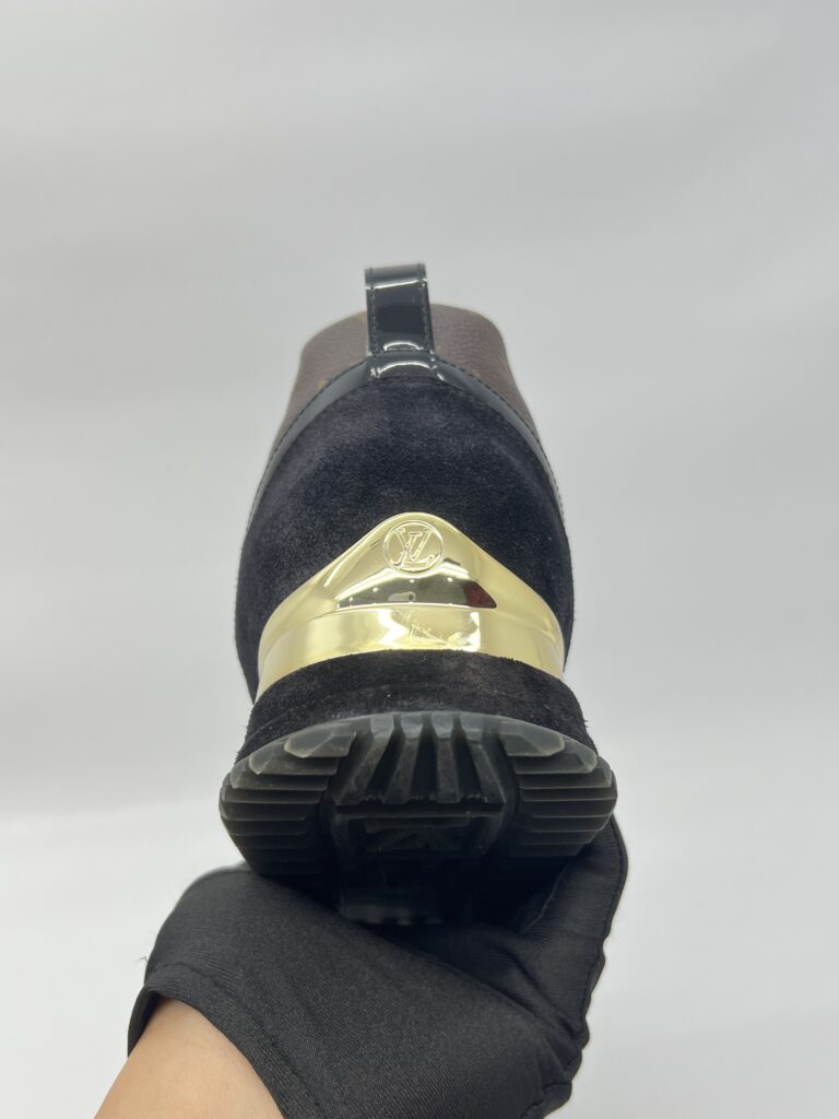 Louis Vuitton Runaway Sneaker Monogram Mesh Suede Noir