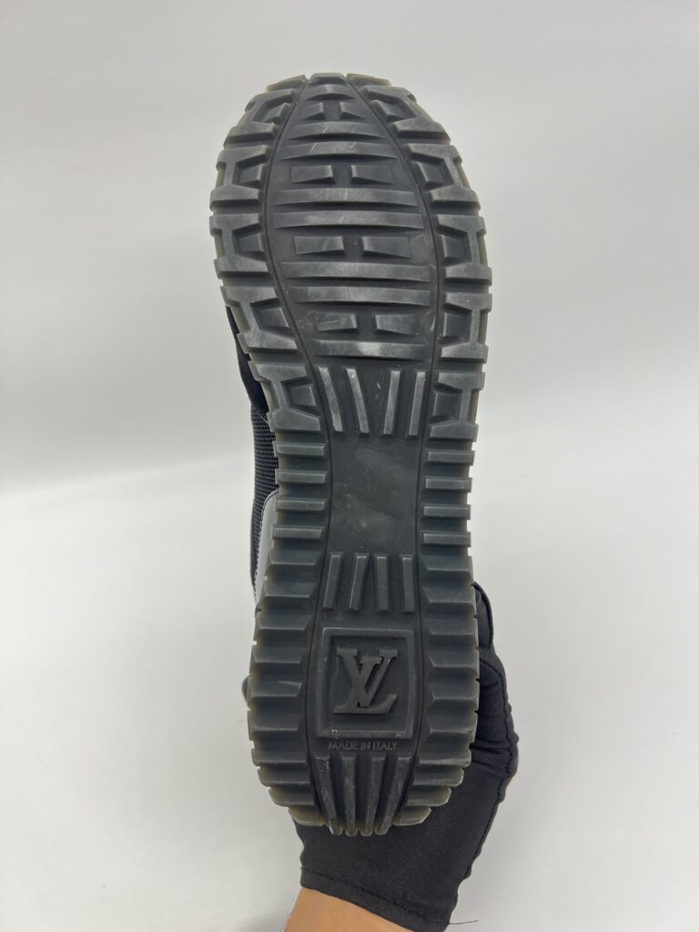 Louis Vuitton Runaway Sneaker Monogram Mesh Suede Noir