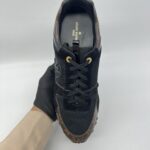 Louis Vuitton Runaway Sneaker Monogram Mesh Suede Noir