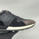Louis Vuitton Runaway Sneaker Monogram Mesh Suede Noir