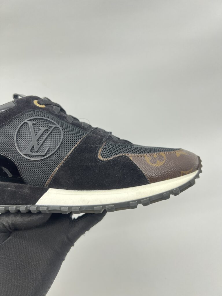 Louis Vuitton Runaway Sneaker Monogram Mesh Suede Noir