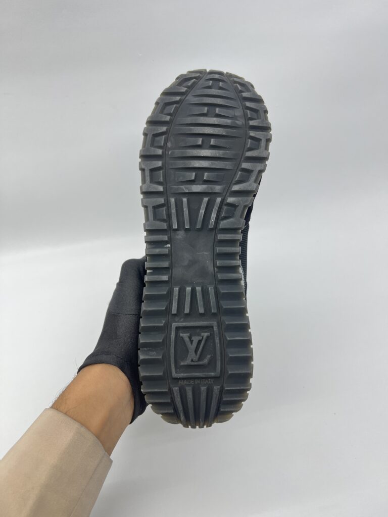 Louis Vuitton Runaway Sneaker Monogram Mesh Suede Noir
