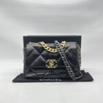 Chanel C19 Small Black GHW