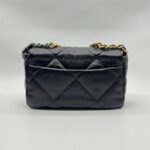 Chanel C19 Small Black GHW