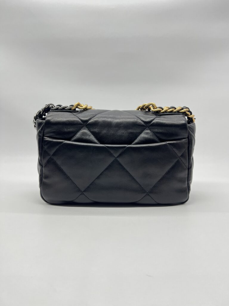 Chanel C19 Small Black GHW