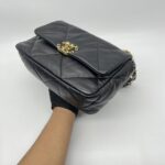 Chanel C19 Small Black GHW