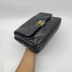 Chanel C19 Small Black GHW
