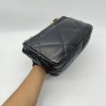 Chanel C19 Small Black GHW