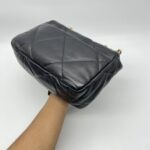 Chanel C19 Small Black GHW