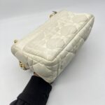 Dior Medium Caro Macrocannge White GHW