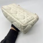 Dior Medium Caro Macrocannge White GHW