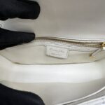 Dior Medium Caro Macrocannge White GHW