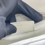 Dior Medium Caro Macrocannge White GHW