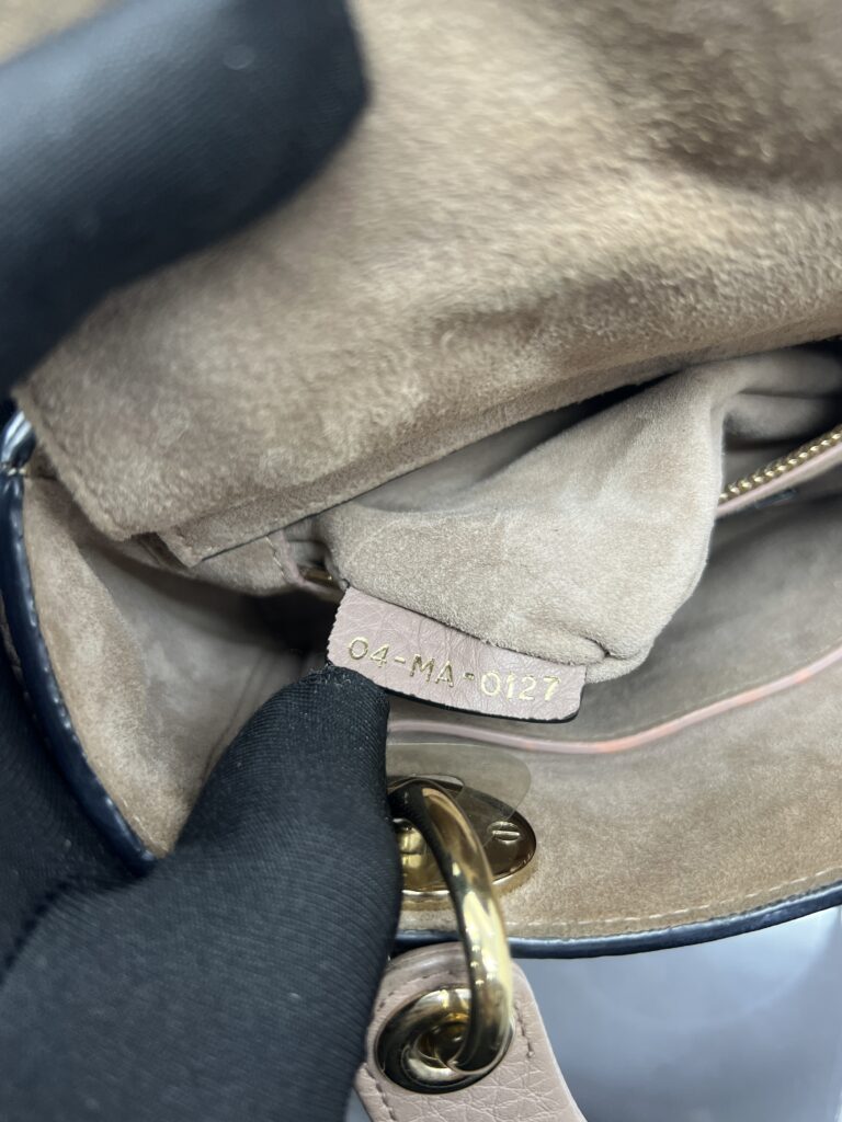 Dior Lady Dior Mini Supple Dark Beige GHW