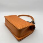 Chanel Boy 25 Lambskin Orange RHW