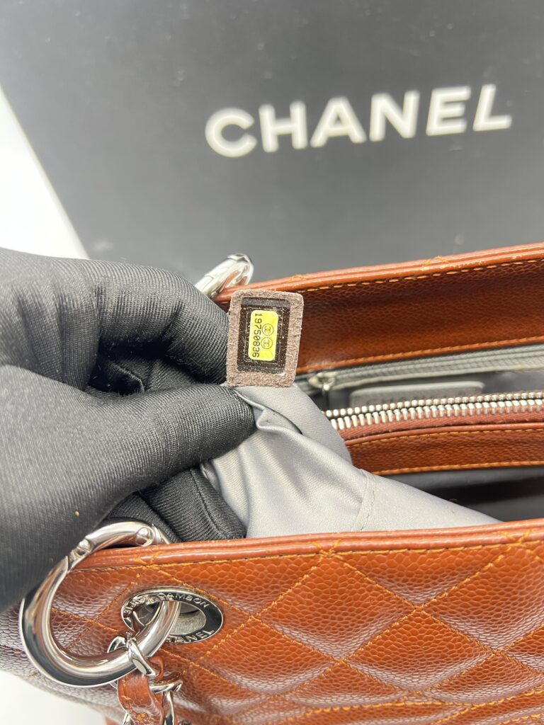 Chanel GST Caviar Brown Cognac SHW