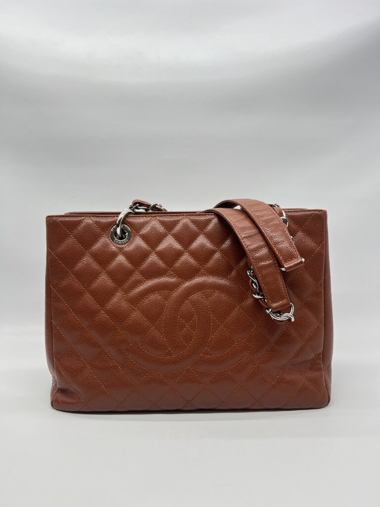 Chanel GST Caviar Brown Cognac SHW