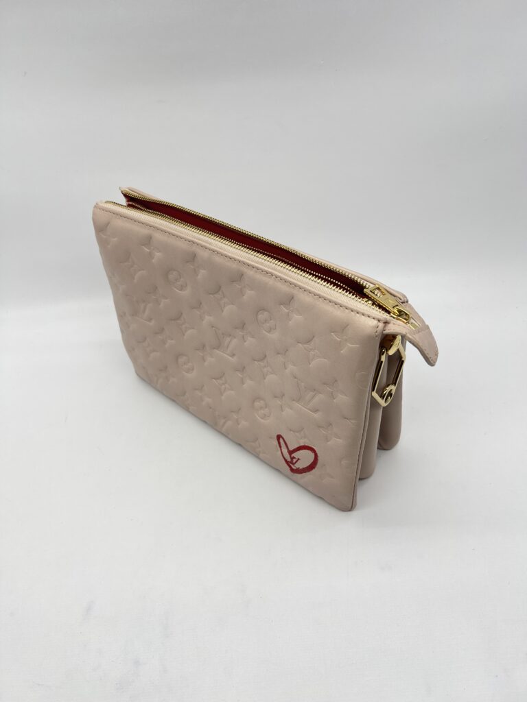 Louis Vuitton Coussin PM Fall In Love Embossed Lambskin Pink GHW