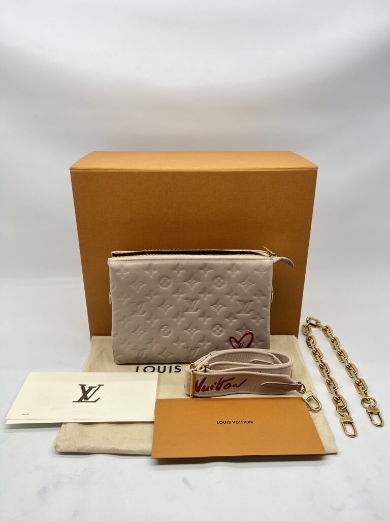 Louis Vuitton Coussin PM Fall In Love Embossed Lambskin Pink GHW