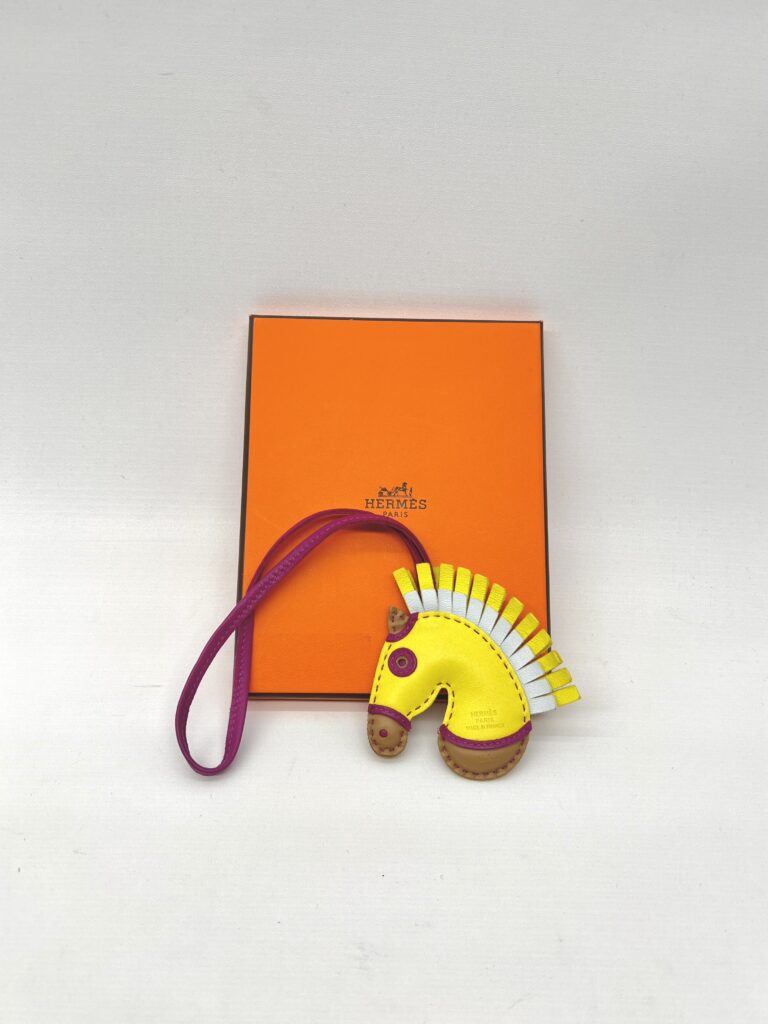 Hermes Rodeo Geegee Jaune/Fuchsia/Gris