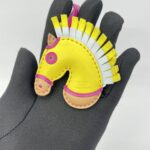 Hermes Rodeo Geegee Jaune/Fuchsia/Gris