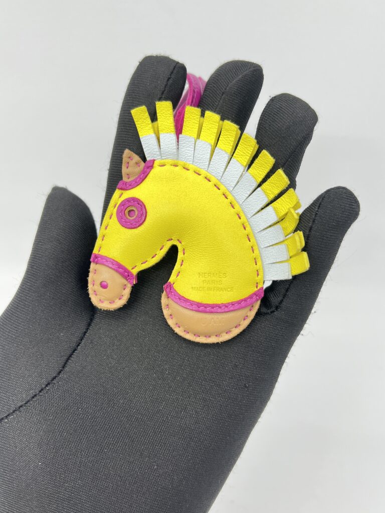 Hermes Rodeo Geegee Jaune/Fuchsia/Gris