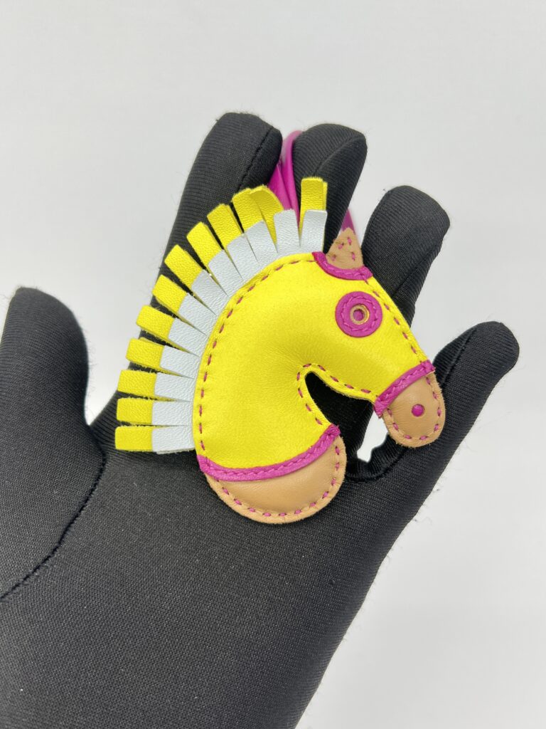 Hermes Rodeo Geegee Jaune/Fuchsia/Gris