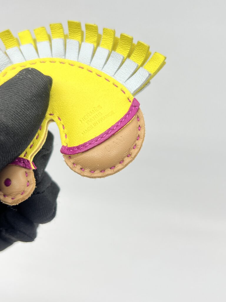 Hermes Rodeo Geegee Jaune/Fuchsia/Gris