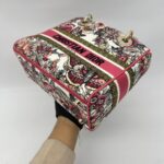 Dior Lady Dior Medium Canvas Embroidered Butterfly Print GHW