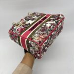 Dior Lady Dior Medium Canvas Embroidered Butterfly Print GHW