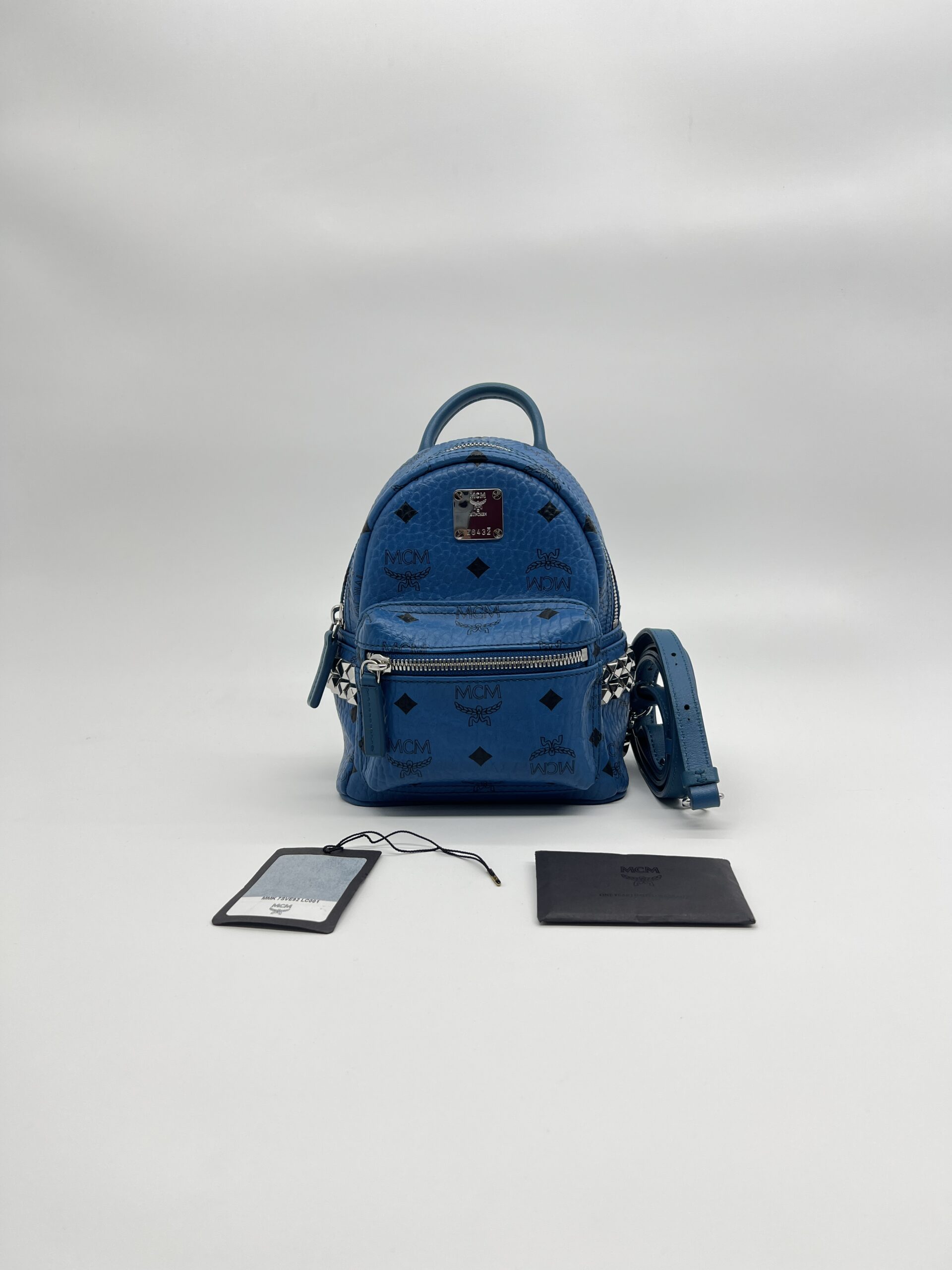 MCM Mini Stark Bebe Boo Blue SHW