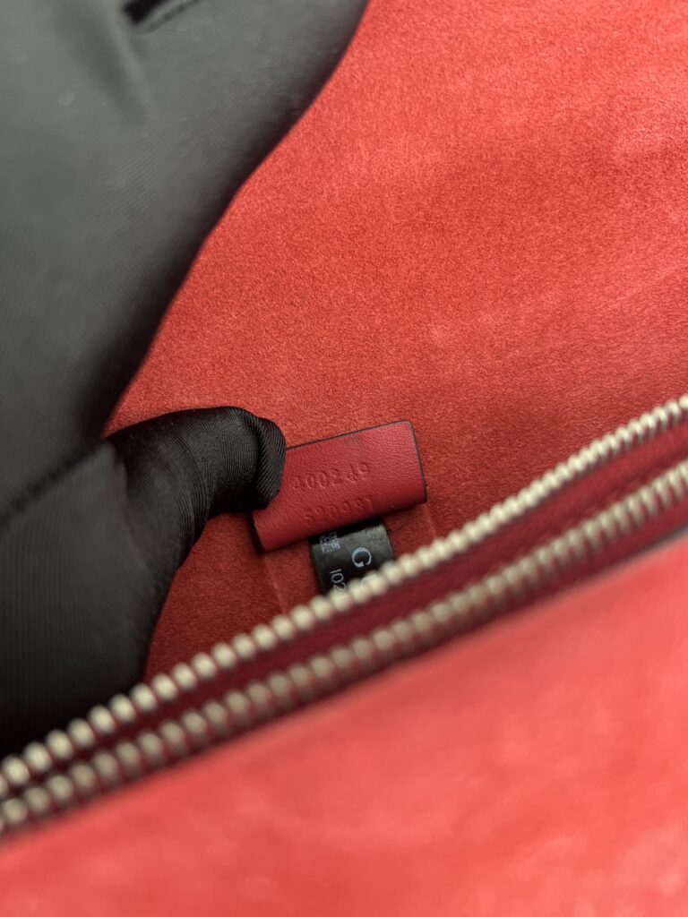 Gucci Dionysus GG Supreme Suede Red SHW