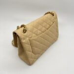 Chanel Classic Jumbo D FLap Caviar Beige GHW