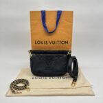 Louis Vuitton Multi Pochette Monogram Empreinte Black GHW