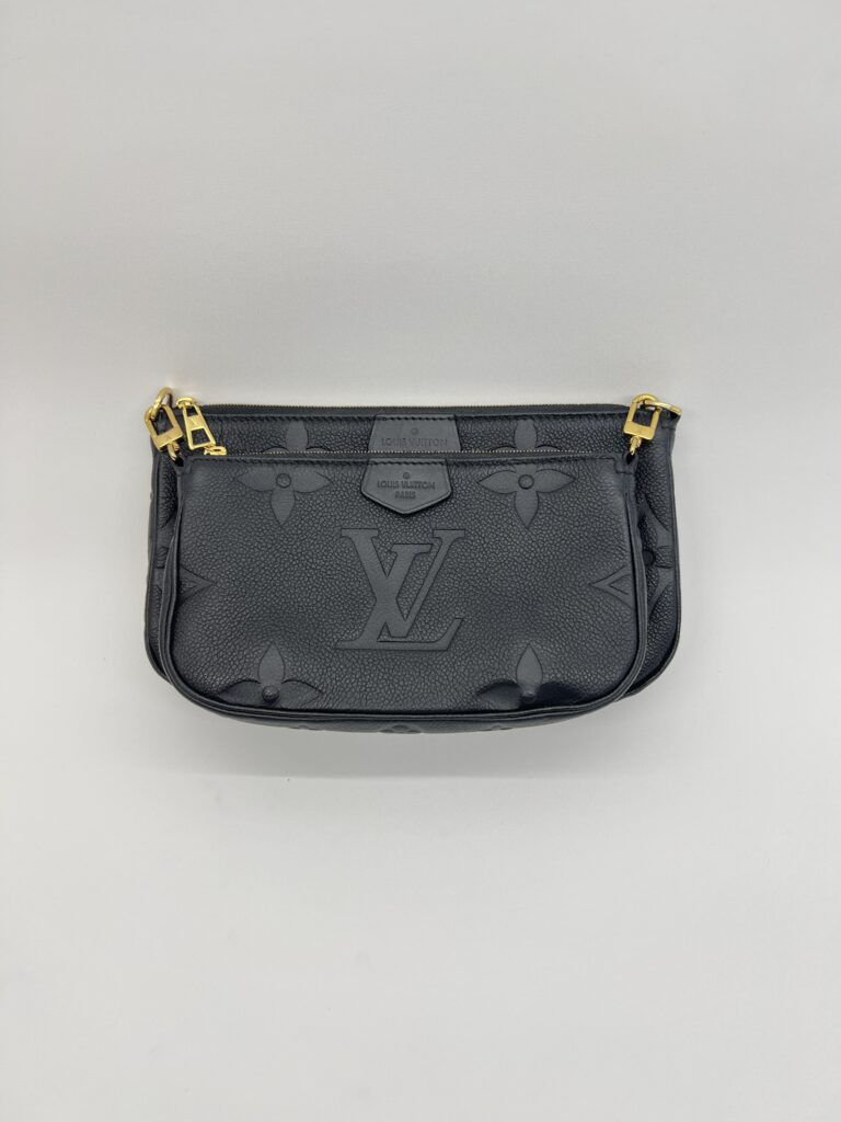Louis Vuitton Multi Pochette Monogram Empreinte Black GHW