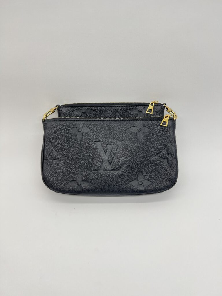 Louis Vuitton Multi Pochette Monogram Empreinte Black GHW